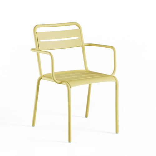 Emu Tuinstoel Star met Armleuningen - Vanilla Yellow 83