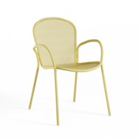 Tuinstoel Ronda X met Armleuning - Vanilla Yellow 83