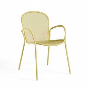 Emu Tuinstoel Ronda X met Armleuning - Vanilla Yellow 83