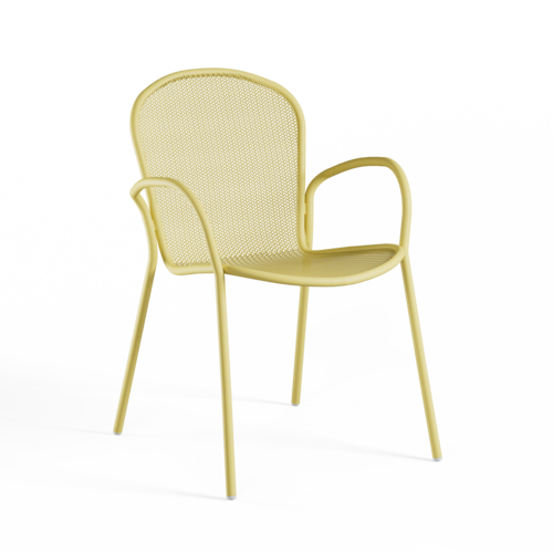 Emu Tuinstoel Ronda X met Armleuning - Vanilla Yellow 83
