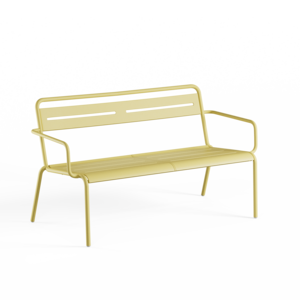 Emu 2-zits Bank Star met Armleuning - Vanilla Yellow 83 Emu 2-zits Bank Star met Armleuning - Vanilla Yellow 83