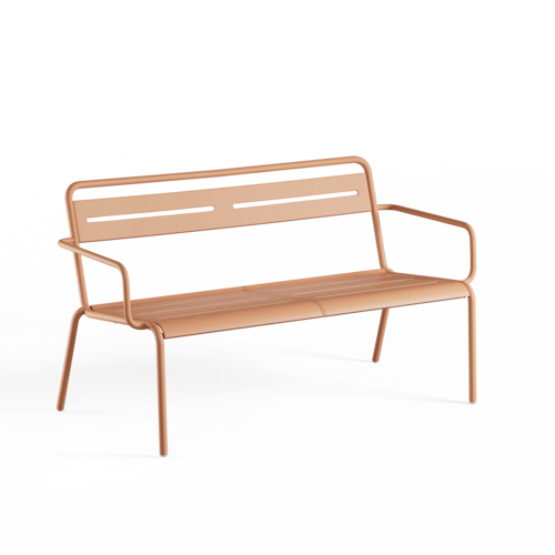 Emu 2-zits Bank Star met Armleuning - Antique Pink 13