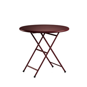 Emu Tuintafel Arc en Ciel  Ø80 - Intense Red 46