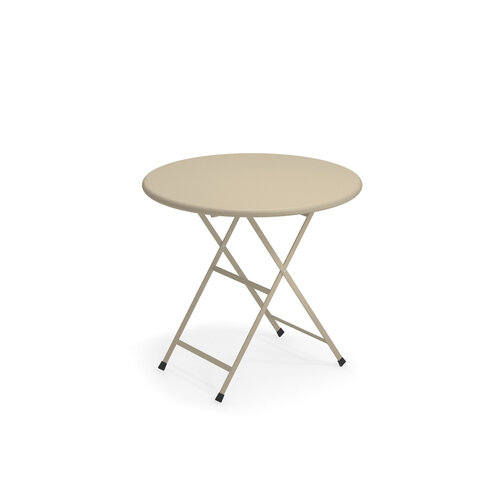 Emu Tuintafel Arc en Ciel  Ø80 - Taupe 71