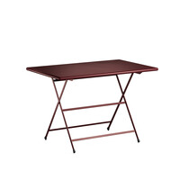 Tuintafel Arc en Ciel 70 x 110 - Intense Red 46