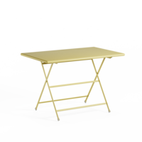 Tuintafel Arc en Ciel 70 x 110 - Vanilla Yellow 83