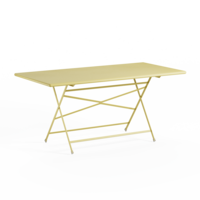 Tuintafel Arc en Ciel 80 x 160 - Vanilla Yellow 83