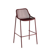 Barstoel Round - Intense Red 46