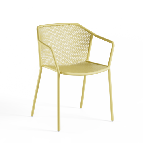 Emu Tuinstoel Darwin met Armleuning - Vanilla Yellow 83 Emu Tuinstoel Darwin met Armleuning - Vanilla Yellow 83