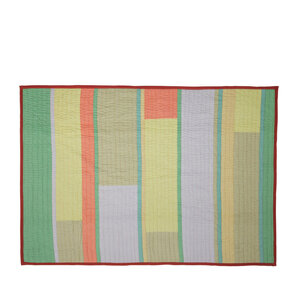 Hübsch Pavilion Plaid - Block Coral/Multicolour