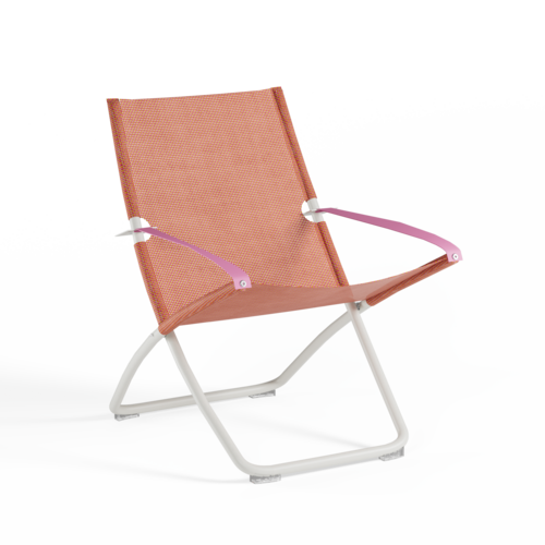 Emu Tuinstoel Snooze - White 23/Pomegranate 300/78