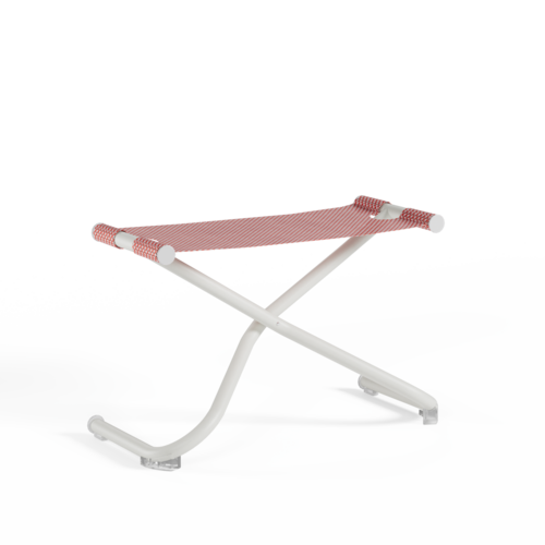 Emu Voetenbankje Snooze - White 23/Red 300/46