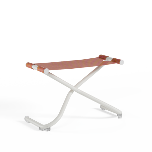 Emu Voetenbankje Snooze - White 23/Pomegranate 300/78