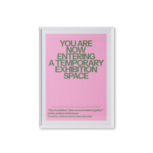 HKliving Framed Poster - Home Gallery (87x4,5x118cm)