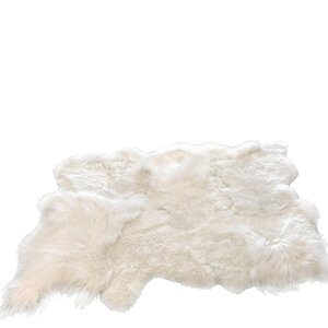 Vloerkleed Schaap - Wit - 205 x 143 cm