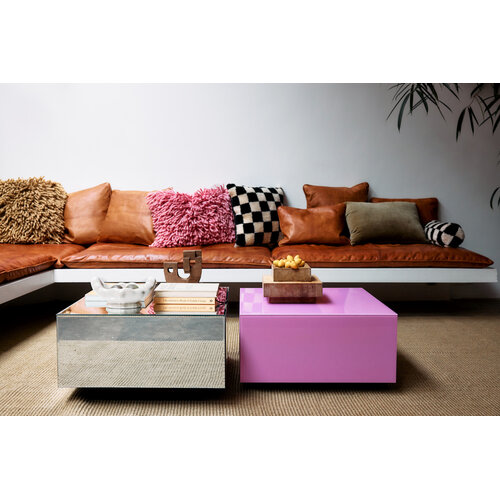 HKliving Salontafel Mirror Block - Clear 60 x 60 cm