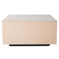 Salontafel Mirror Block - Nude 60 x 60 cm