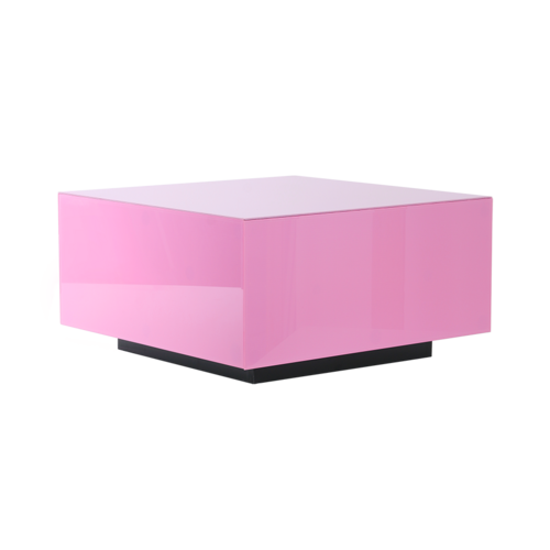HKliving Salontafel Mirror Block - Pink 60 x 60 cm