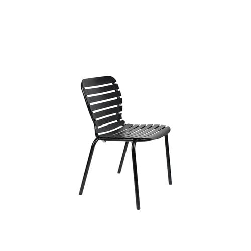 Zuiver Tuinset Vondel - Black (Tafel, 2 Stoelen & Bank)