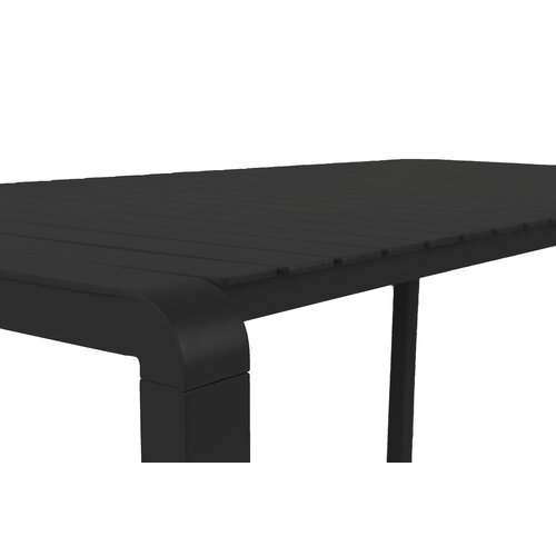Zuiver Tuinset Vondel - Black (Tafel, 2 Stoelen & Bank)
