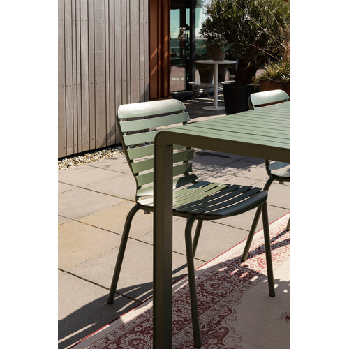 Zuiver Tuinset Vondel - Green (Tafel & 4 Stoelen)