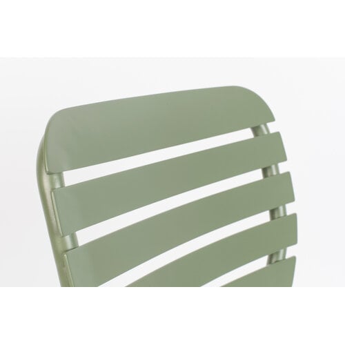 Zuiver Tuinset Vondel - Green (Tafel & 4 Stoelen)