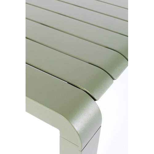 Zuiver Tuinset Vondel - Green (Tafel, 2 Stoelen & Bank)