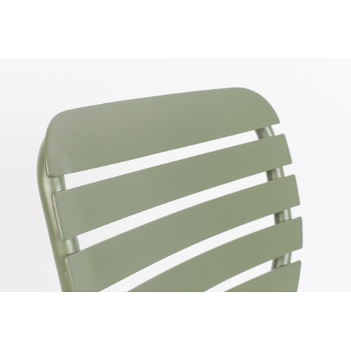 Zuiver Tuinset Vondel - Green (Tafel, 2 Stoelen & Bank)