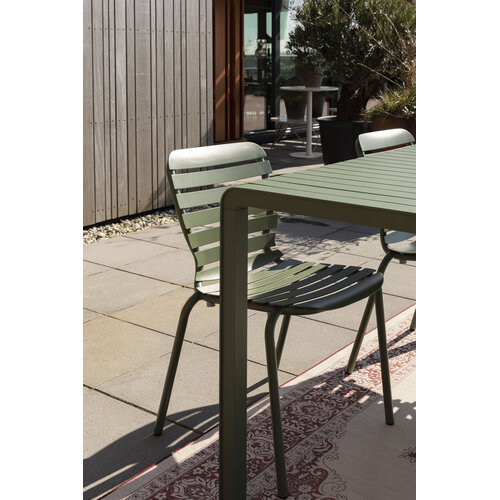 Zuiver Tuinset Vondel - Green (Tafel, 2 Stoelen & Bank)