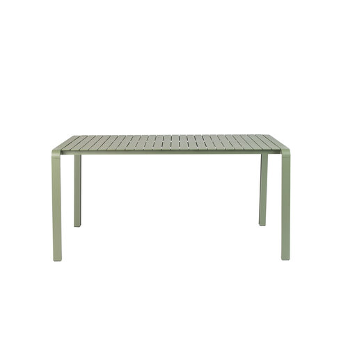 Zuiver Tuinset Vondel - Green (Tafel & 4 Armstoelen)