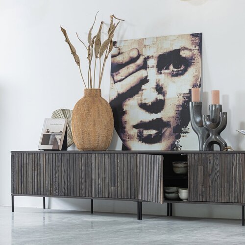 Woood TV-Meubel New Gravure - Espresso 100 cm