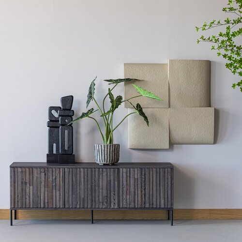 Woood TV-Meubel New Gravure -  Espresso 150 cm
