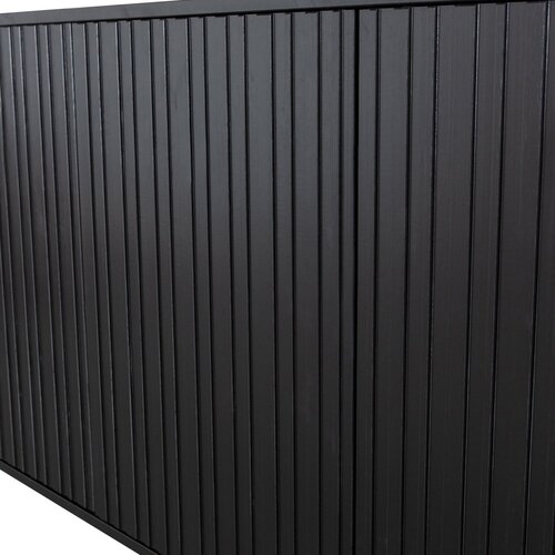 Woood Dressoir New Gravure - Zwart 200 cm
