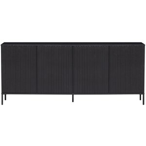 Woood Dressoir New Gravure - Zwart 200 cm Woood Dressoir New Gravure - Zwart 200 cm