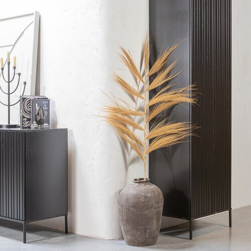 Woood Dressoir New Gravure - Zwart 200 cm
