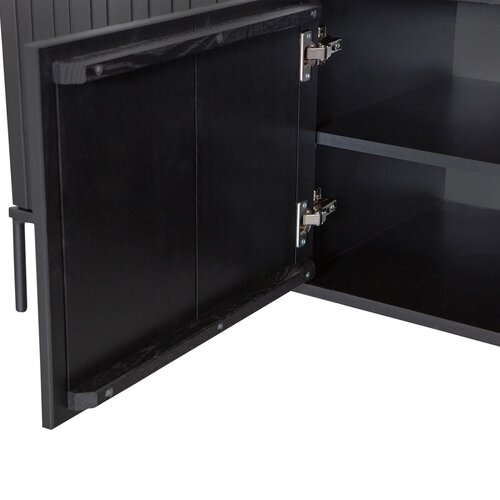 Woood TV-Meubel New Gravure - Zwart 150 cm