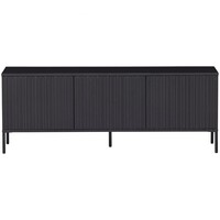 TV-Meubel New Gravure - Zwart 150 cm