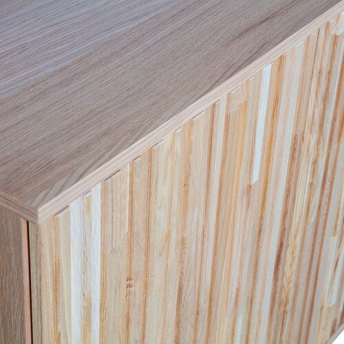 Woood Dressoir New Gravure - Blanke Lak 200 cm