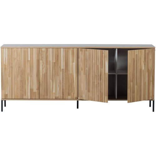Woood Dressoir New Gravure - Blanke Lak 200 cm