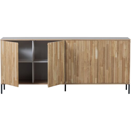 Woood Dressoir New Gravure - Blanke Lak 200 cm