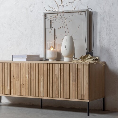 Woood TV-Meubel New Gravure - Blanke Lak 150 cm