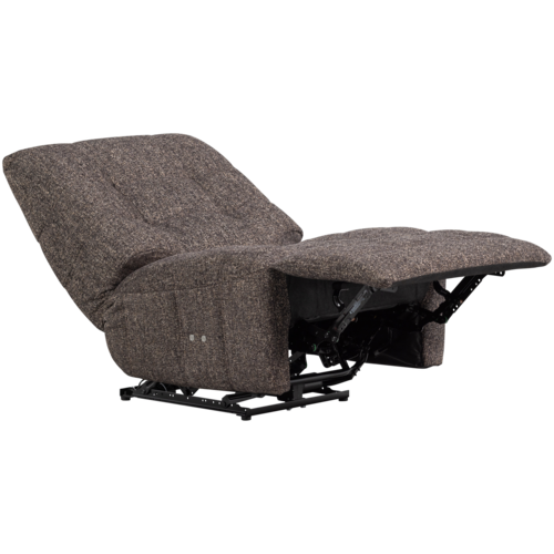Woood Elektrische Relaxfauteuil Hein - Antraciet/Bruin Melange