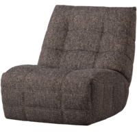 Elektrische Relaxfauteuil Hein - Antraciet/Bruin Melange