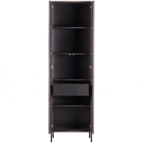 Woood Hoge kast met lade New Gravure - Espresso