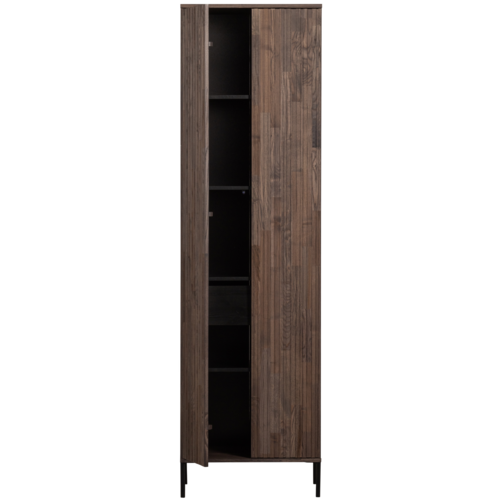 Woood Hoge kast met lade New Gravure - Espresso