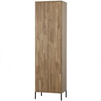 Hoge kast met lade New Gravure - Blanke Lak