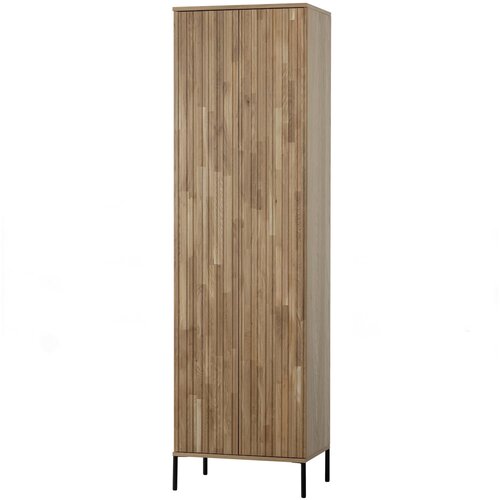 Woood Hoge kast met lade New Gravure - Blanke Lak