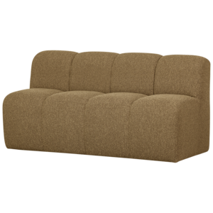 Woood Mojo Eetbank (164 cm) - Bouclé Geel/Bruin Melange