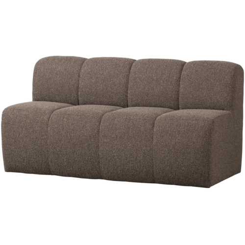 Woood Mojo Eetbank (164 cm) - Bouclé Bruin Melange