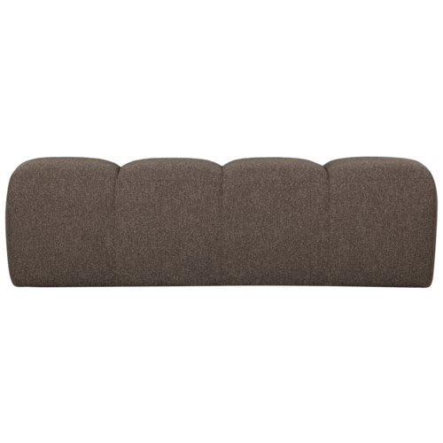 Woood Mojo Eetbank (164 cm Zonder Rugleuning) - Bouclé Bruin Melange Woood Mojo Eetbank (164 cm Zonder Rugleuning) - Bouclé Bruin Melange